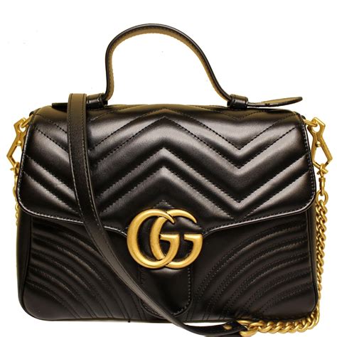 gucci marmont top handle small vs mini|Gucci gg marmont shoulder bag.